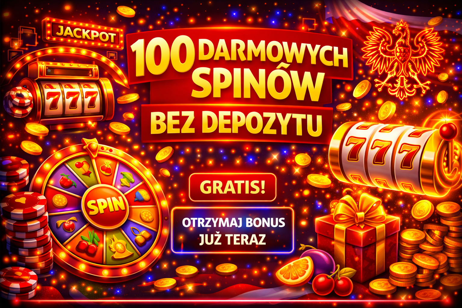 100 darmowych spinów bez depozytu